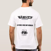 BasherおよびDj Pirのワイシャツ Tシャツ (裏面)