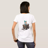 Bashful Snow White Mining Cart Diamond Art Tシャツ (裏面フル)