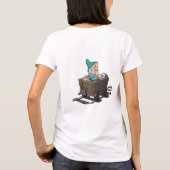 Bashful Snow White Mining Cart Diamond Art Tシャツ (裏面)