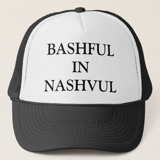 BASHFULIN NASHVUL キャップ (正面)