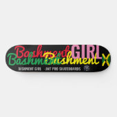 BASHMENT GIRL OFFICIAL 8 1/4"スケートボードデッキ スケートボード (横)