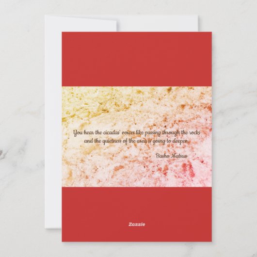 Bashoの俳句 シーズンカード (裏面)