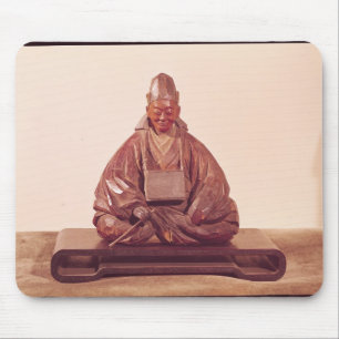Basho江戸時代のつけられていた彫像 マウスパッド