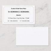 Basic、シンプル、Healthcare Specialist Business Card 名刺 (正面/裏面)