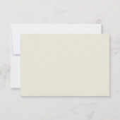 Basic and Elegant RSVP card (裏面)