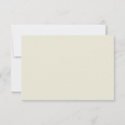 Basic and Elegant RSVP card (裏面)