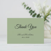 Basic and Elegant Thank You Card サンキューカード (スタンド正面)