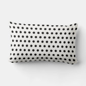 BASIC BLACK n WHITE THROW PILLOW ランバークッション (裏面)