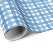 Basic Blue Plaid Wrapping Paper ラッピングペーパー (ロールコーナー)