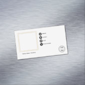 Basic Business Card Template マグネット名刺 (インサイチュ)