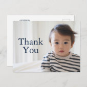 Basic Child's誕生日写真ありがとう ポストカード (正面/裏面)