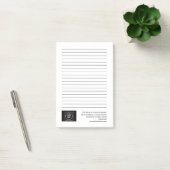 Basic Company Logo Branding Co Note Card ポストイット (オフィス)