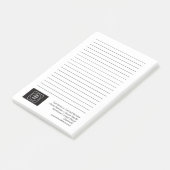 Basic Company Logo Branding Co Note Card ポストイット (アングル)