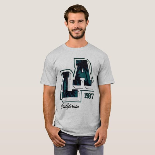 Basic Dark T-Shirt California 1987 Tシャツ (正面フル)