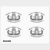 Basic EOD Badge Sticker 楕円形シール (シート)