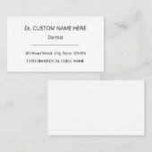 Basic, Health 気に Specialist Business Card 名刺 (正面/裏面)