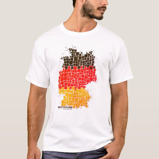 Basic Herren Shirt Deutschland 2018 Tシャツ (正面)
