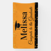 Basic High School Graduation Party Banner 横断幕 (縦)