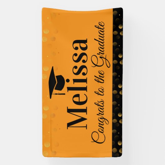 Basic High School Graduation Party Banner 横断幕 (縦)