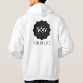 Basic Hoodie Fun in Life  パーカ (裏面)