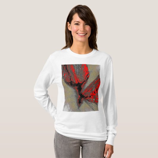 Basic Langarm T-Shirt Tシャツ (正面フル)