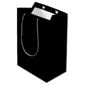 Basic Logo Custom Bag, Business or Shop Tote Bag ミディアムペーパーバッグ (裏面アングル)