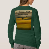 Basic Long Sleeve T-Shirt – ハイレゾリューションミニマリスト Tシャツ (裏面)