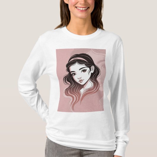 Basic Long Sleeve T-Shirt Tシャツ (正面)