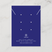 Basic Midnight Blue Jewelry Display Logo TMF26 名刺 (正面)