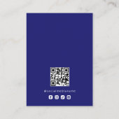Basic Midnight Blue Jewelry Display Logo TMF26 名刺 (裏面)