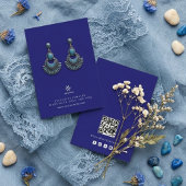 Basic Midnight Blue Jewelry Display Logo TMF26 名刺
