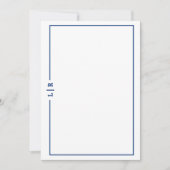Basic Monogram #1 Flat Note Card ノートカード (正面)