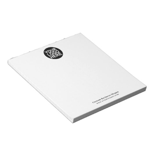 Basic Office Or Business Company Logo ノートパッド (アングル)