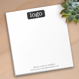 Basic Office or Business Logo or photo ノートパッド