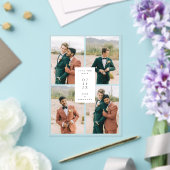 Basic Photo Acrylic Save The Date Card Invitation アクリル招待状 (インサイチュ (ウェディング))