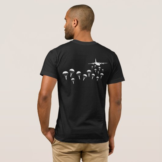 Basic Portuguese Parachutist Launch Tシャツ (裏面フル)