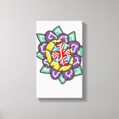 Basic sacred mandala キャンバスプリント (正面)