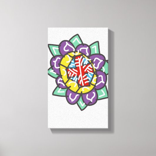 Basic sacred mandala キャンバスプリント (正面)