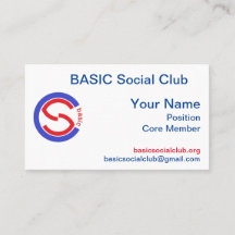 BASIC SOCIAL CLUB – カード