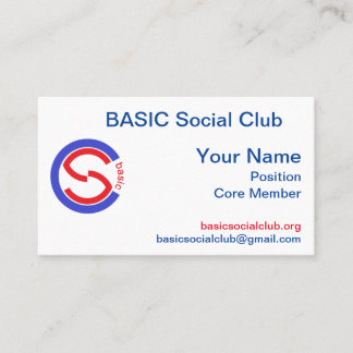 BASIC SOCIAL CLUB – カード