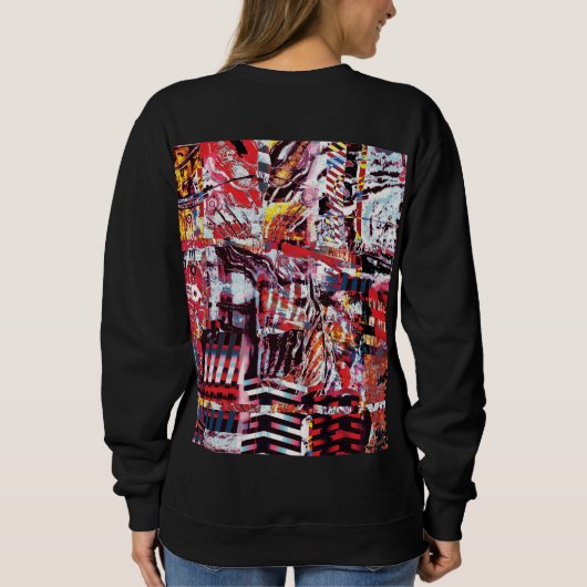 Basic Sweatshirt – Fragmented Pulse スウェットシャツ (裏面)