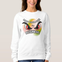 Basic Sweatshirt : Mind Your Own (white) スウェットシャツ