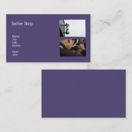 BASIC TEMPLATE BUSINESS CARD 床屋 名刺