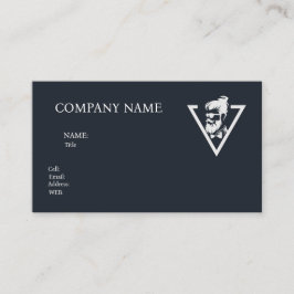 BASIC TEMPLATE BUSINESS CARD 床屋 名刺