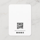 Basic White Jewelry Display Template Logo TMF26 名刺 (裏面)