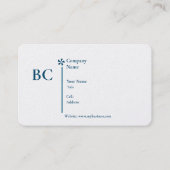 Basic white Template Business Card homes 名刺 (正面)
