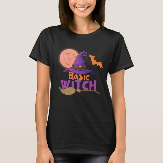 Basic Witch - for women halloween 2024 Tシャツ (正面)