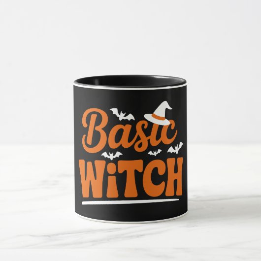 Basic Witch Funny Halloween マグカップ (中央)