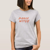 Basic Witch Halloween T-Shirt | Funny Spooky Tee Tシャツ (正面)