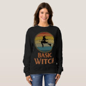Basic Witch Halloween Womens Halloween Costume スウェットシャツ (正面フル)